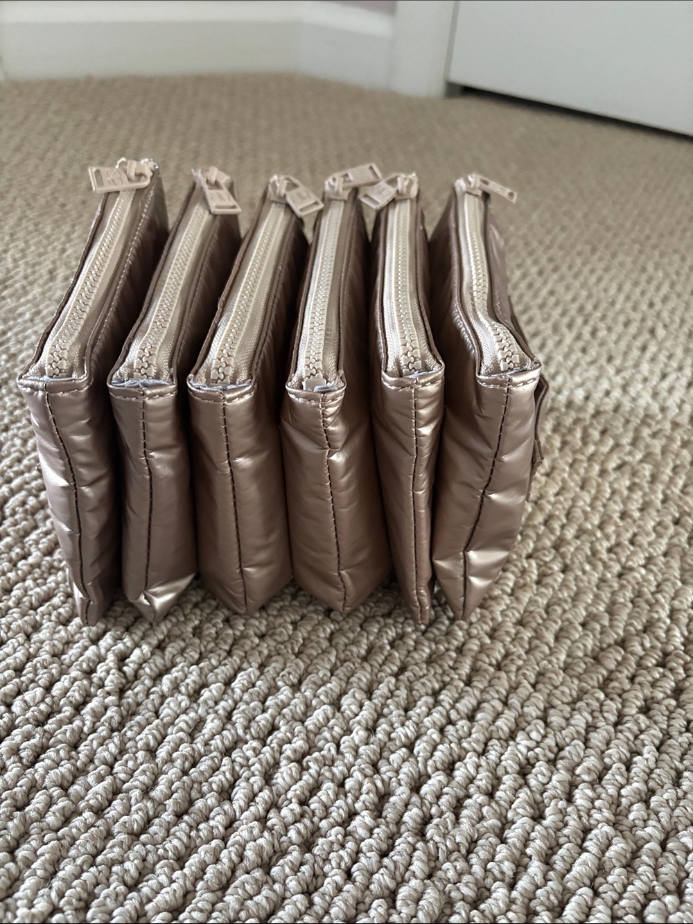 Samantha Brown To-Go Accordion Organizer gold metallic